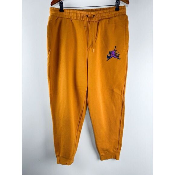 Jordan Other - Nike Air Jordan L Jumpman Classics Wheat Fleece Jogger SweatPants (BV6008-710)
